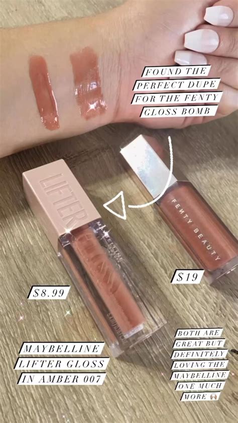 fenty shoes dupes|best fenty lip gloss dupe.